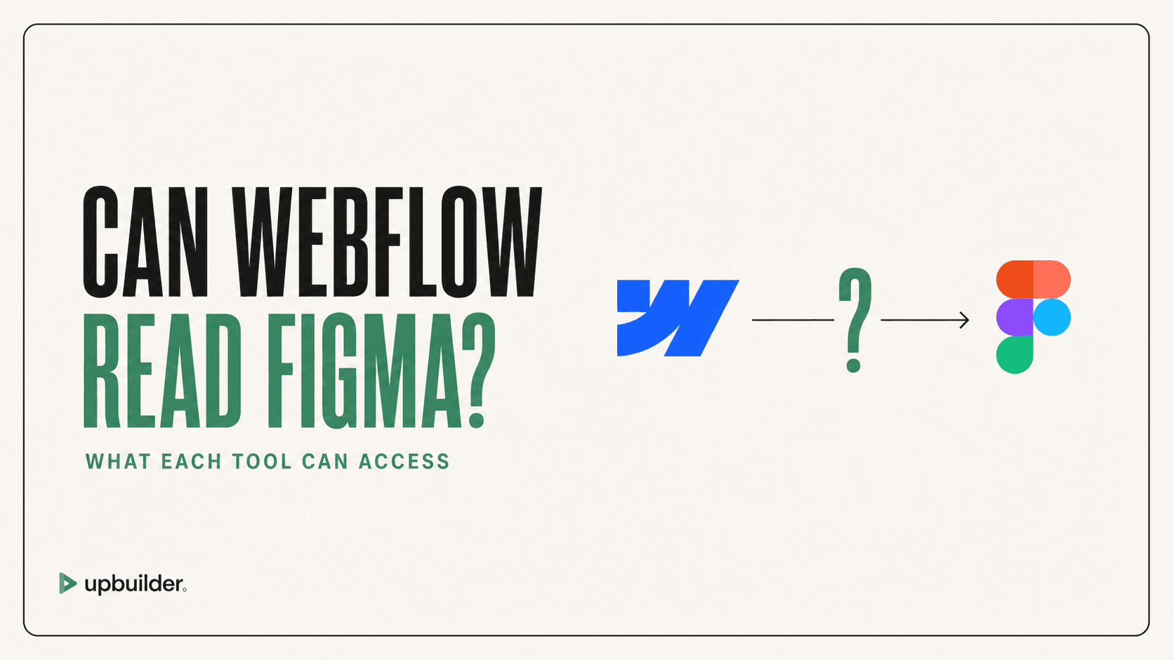 Can Webflow MCP Read and Convert Figma Designs? by UpBuilder