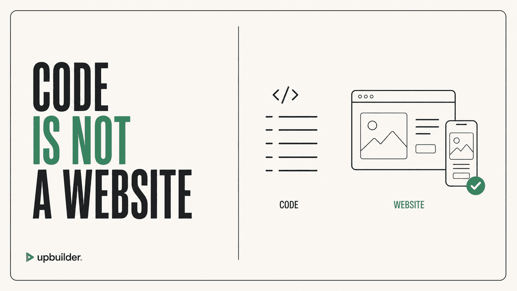 Design to Code vs Design to Website: What Is the Difference? by UpBuilder